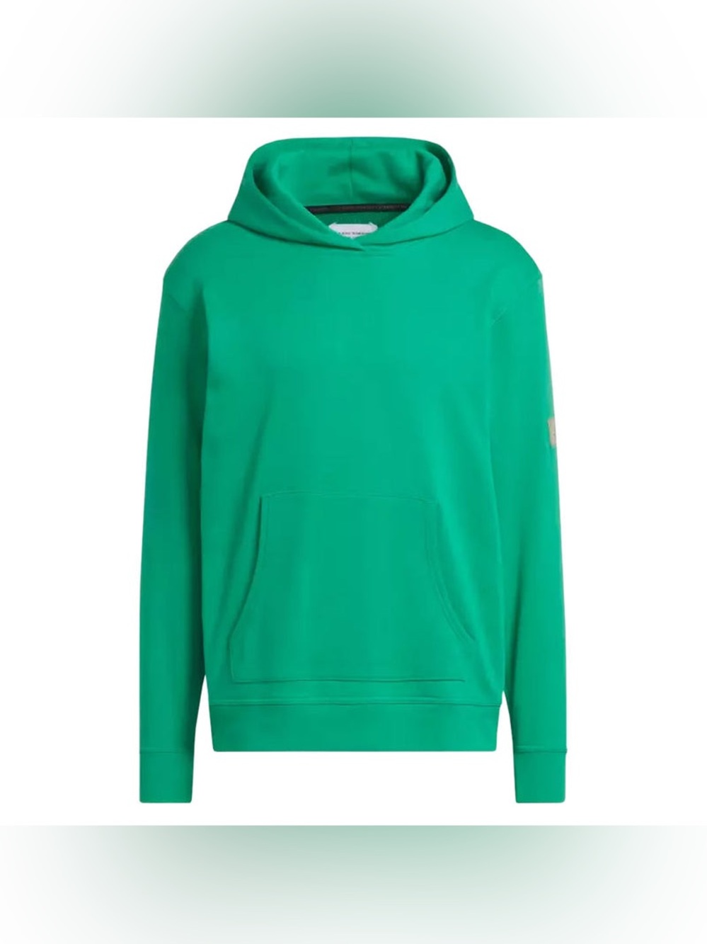 adidas Men's Adicross Crewneck Hoodie in Bright Green
